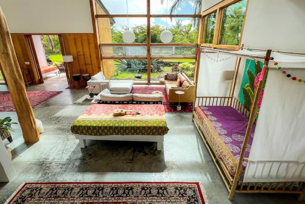 Jungle Haven Ocean Front Eco Villa On Fruit Farm Pahoa Exteriér fotografie